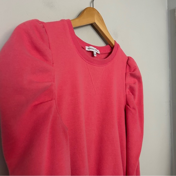 Rebecca Minkoff Pink Puff Sleeve Sweatshirt - Picture 5 of 5